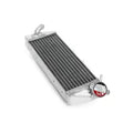 Metal radiator with a white background