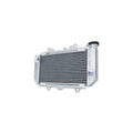 Metallic radiator on a white background