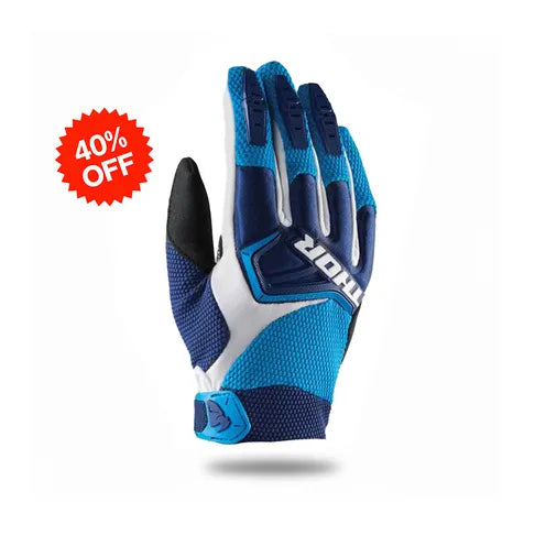 Thor Spectrum Motocross Gloves – Navy Blue | MTB & Cycling Gloves Kuwait