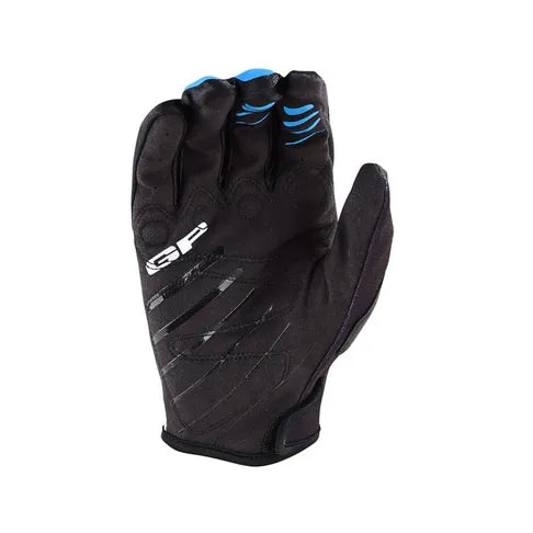 Troy Lee Designs GP Yamaha RS1 Gloves – Black/Cyan | Motocross & MTB Kuwait