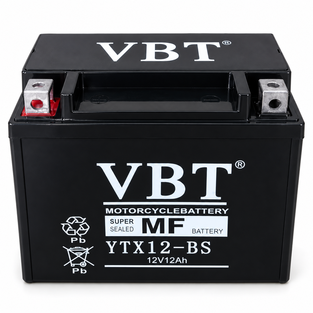 VBT YTX12-BS Vespa GTS300 & Scooter Battery - بطارية سكوتر فيسبا وSYM