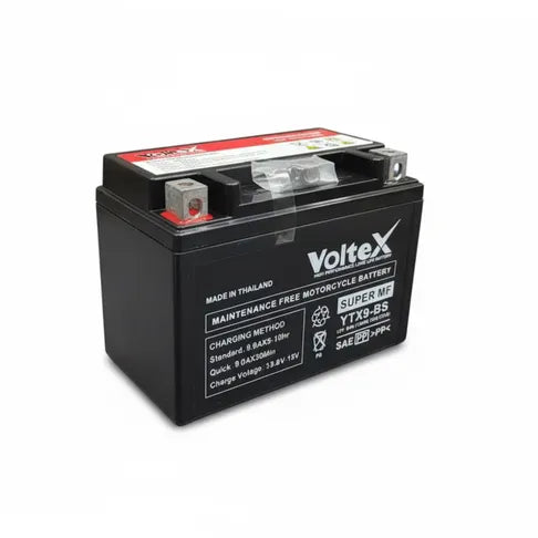 YTX9-BS Voltex 12V 9Ah Battery – Reliable Powersport & Motorcycle Battery