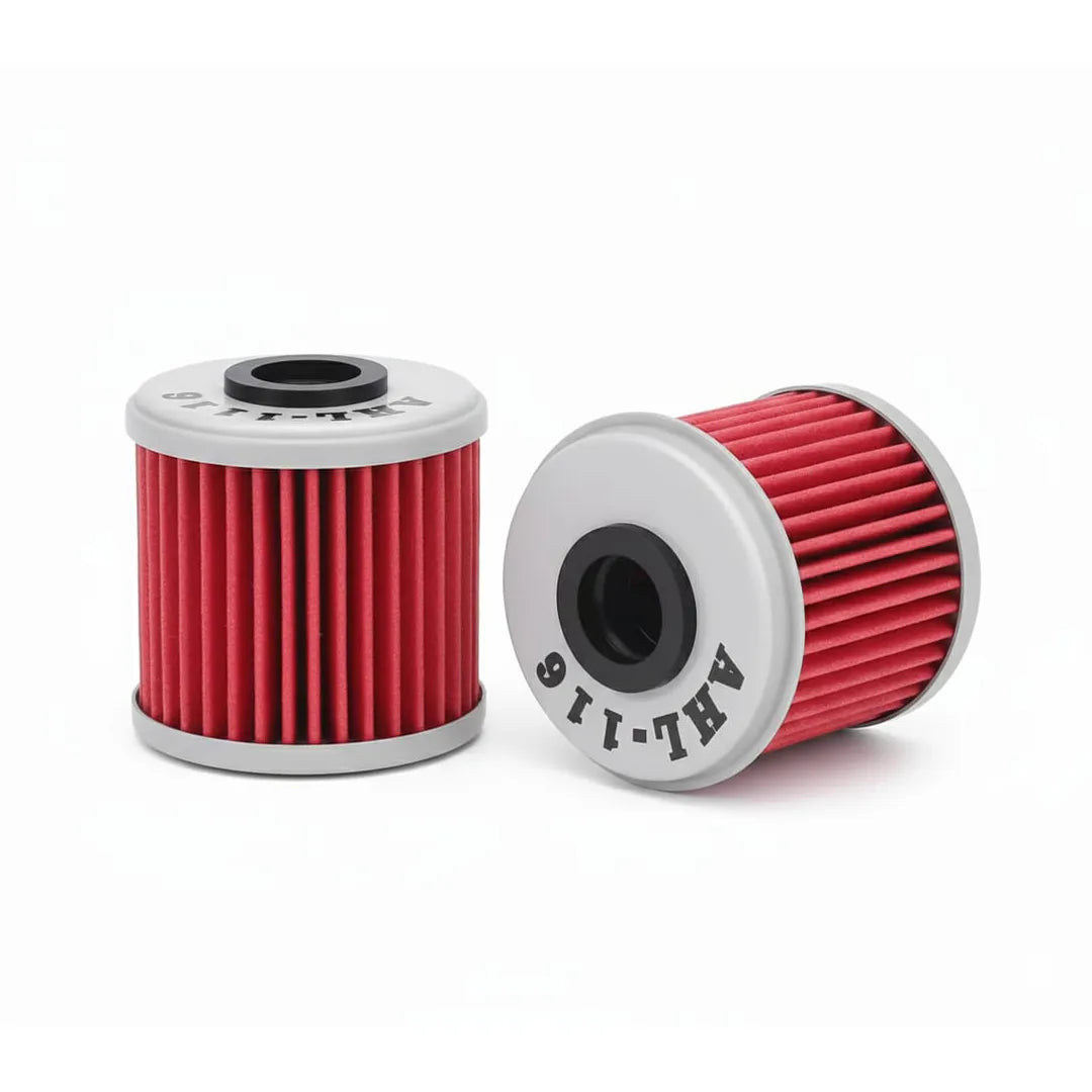 AHL 116 Oil Filter for Honda TRX450ER TRX450 ER 2006-2009 2012-2014/TE310 310 2011-2012/CRF250F 249 2004-2020/CRF250R 250 2004-2019 - Motovile