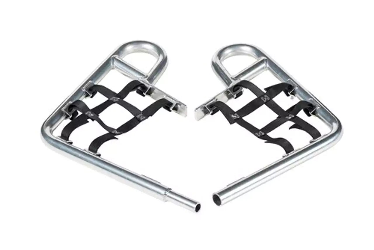 ATV NERF BARS SIDE BY SIDE FOR YAMAHA RAPTOR 700, MODEL 2006-2023 (SILVER)