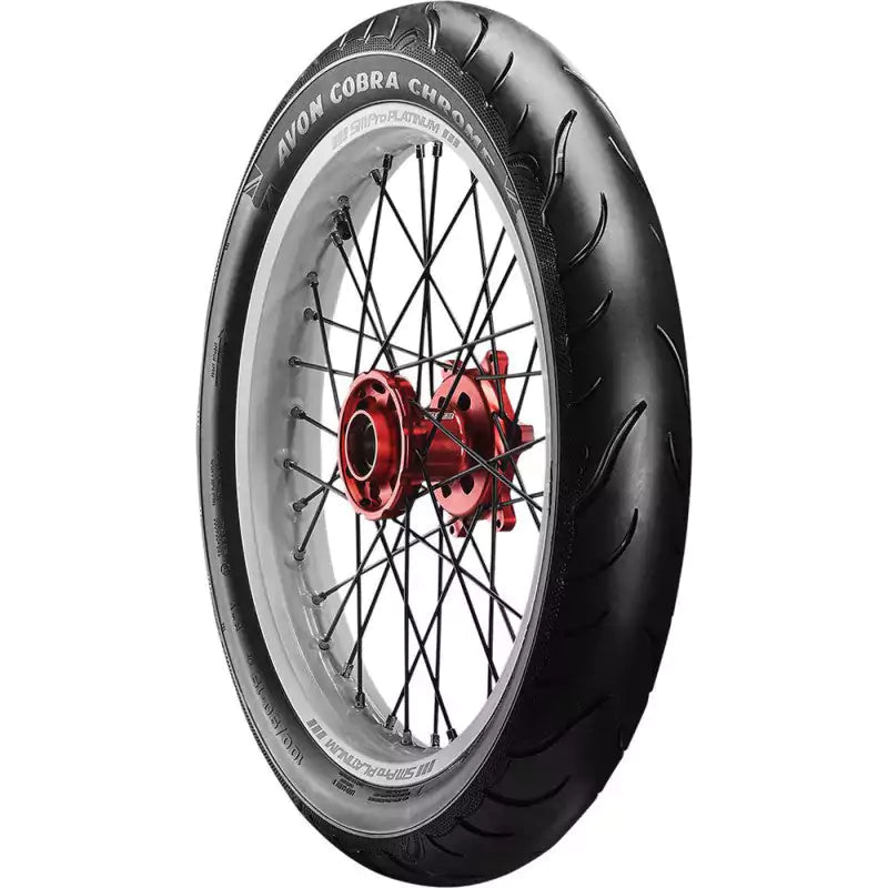 Avon AV91 Cobra Chrome 120/70/21 68V TL Front Motorcycle Tire (120-70-21) - Motovile