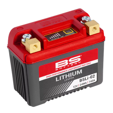 BS BSLi-02 Lithium Ion Motorcycle Motorbike Battery - Motovile