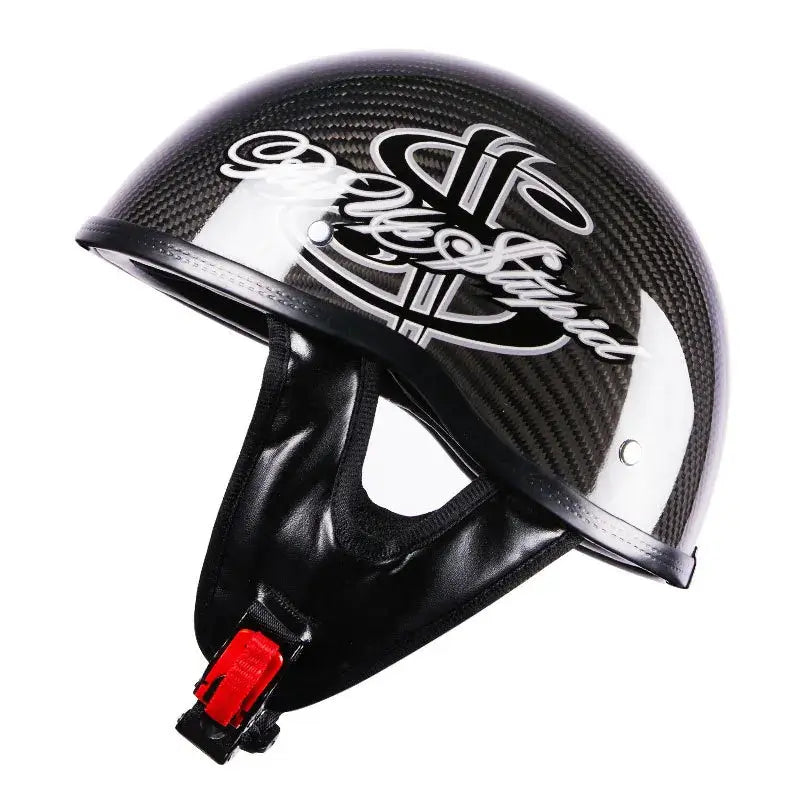 Carbon Fiber Summer Open Face Helmet with DOT/CCC Certified