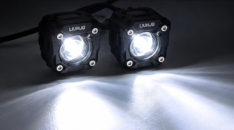 LIUHJG Dual LED Fog Light Kit | كشاف LED زوج للدباب و ATV