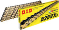 DID 525VX3G120ZB Gold 120 Link High Performance VX Series X-Ring Chain with Connecting Link