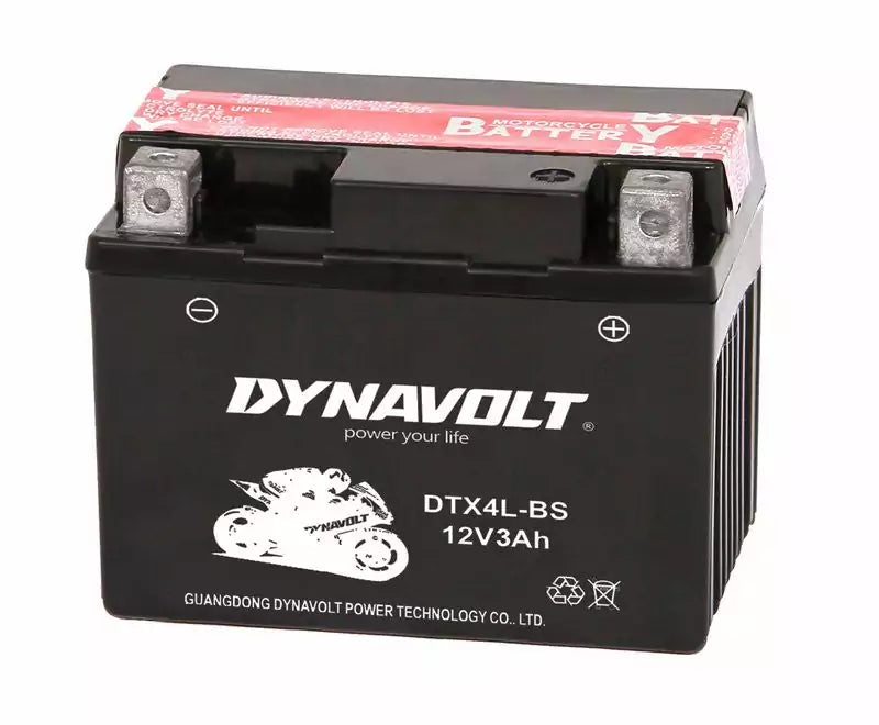 DTX4L-BS MF DYNAVOLT BATTERY 12V4.5AH - Motovile