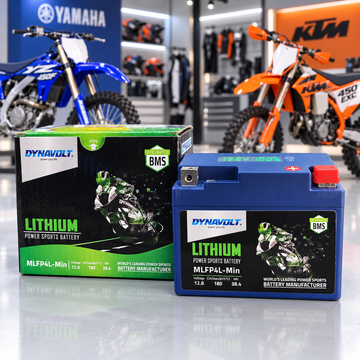 Dynavolt MLFP4L-Min Lithium Battery for Yamaha YZ & KTM | بطارية ليثيوم سيكل بر ياماها وKTM