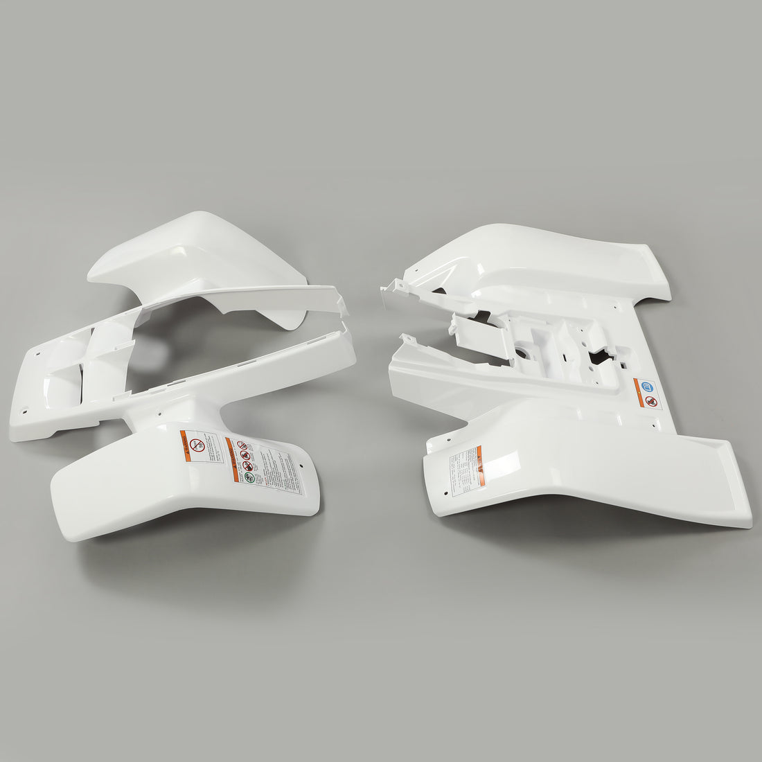 Yamaha YFZ 350 YFZ350 Banshee YFZ350 banshee350 ATV Parts Pairing Front Rear Fender Body Plastic Kit Cover (White)