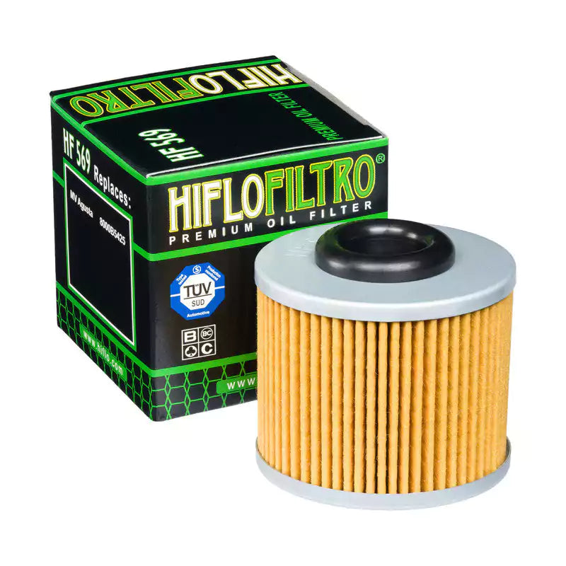 HiFlo Filtro HF569 Standard Premium Oil Filter - Motovile