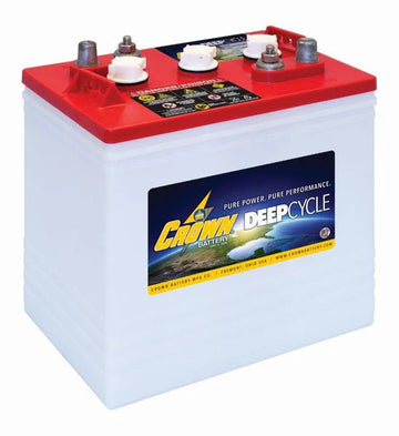 Crown 6V golf cart battery made in USA - بطارية قولف كار 6 فولت كراون الكويت