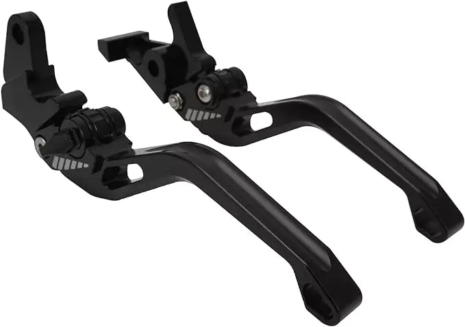 JFG RACING ATV Clutch Brake Lever Adjustable ATV Levers CNC Aluminum for Raptor 700 (Black) - Motovile