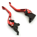 JFG RACING ATV Clutch Brake Lever Adjustable ATV Levers CNC Aluminum for Raptor 700 -RED - Motovile