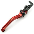 JFG RACING ATV Clutch Brake Lever Adjustable ATV Levers CNC Aluminum for Raptor 700 -RED - Motovile