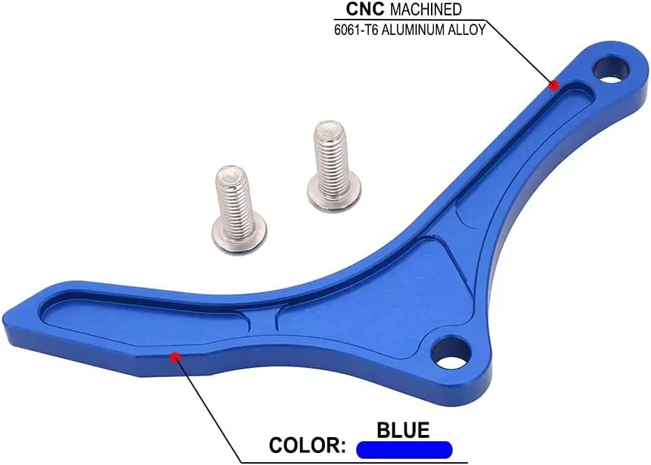 JFG RACING Case Saver Case Protection Chain Guard for YZ450F 2006-2013 WR450F 2007-2015 Blue - Motovile