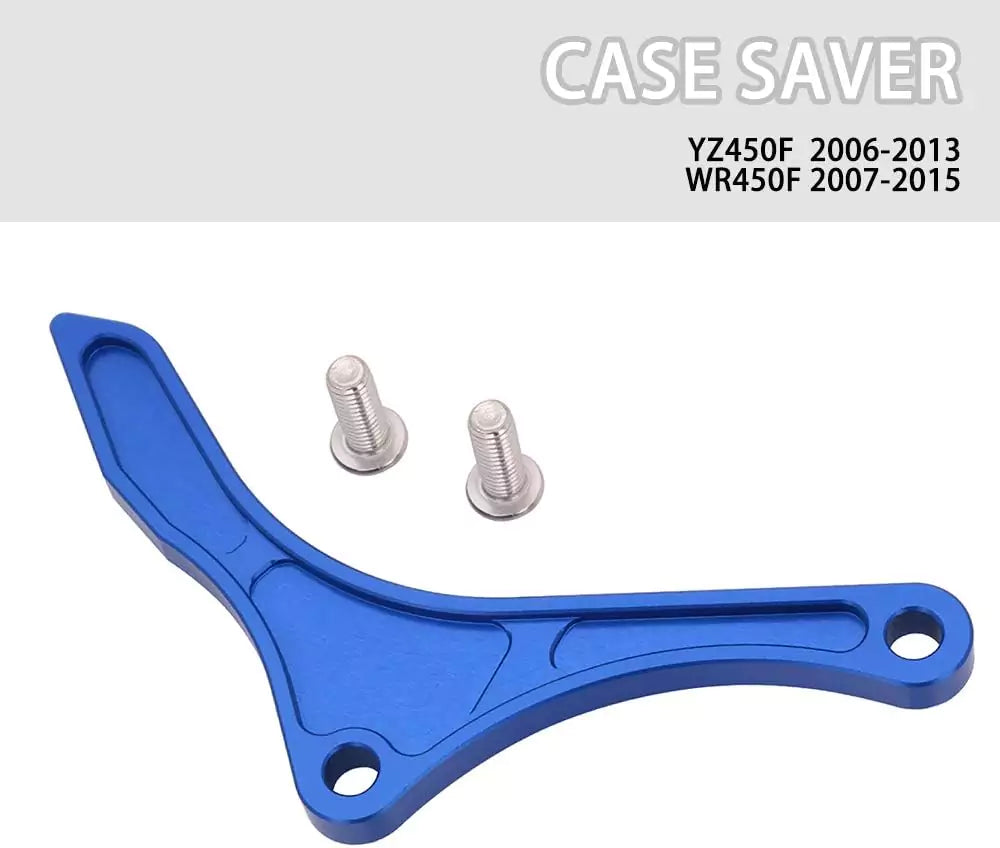 JFG RACING Case Saver Case Protection Chain Guard for YZ450F 2006-2013 WR450F 2007-2015 Blue - Motovile