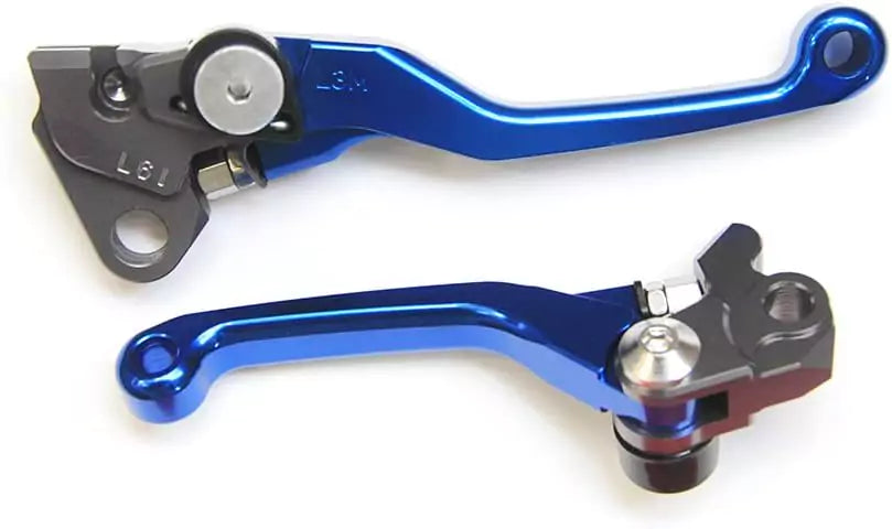 JFG RACING CLUTCH/BRAKE LEVER YZ450FX 2019-2023 (SET OF-2)-BLUE - Motovile