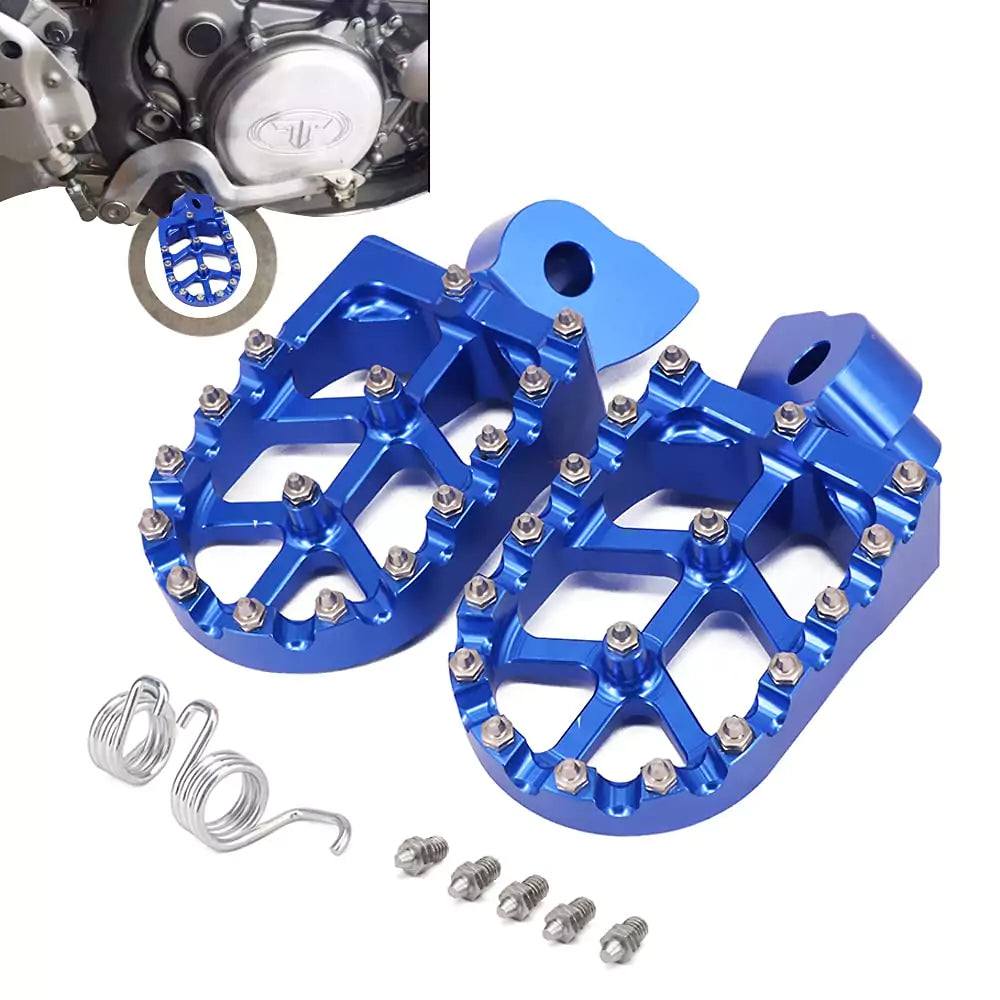 JFG RACING FOOTREST Yamaha YZ250F 2001-23, YZ450F 2003-23, YZ125X 2017-23, YZ250X 2016-23, YZ250FX 2015-23, YZ450FX 2016-23, WR250F 2001-23, WR450F 2003-23 - Motovile