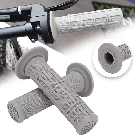 JFG RACING Handlebar Grips For ATV. RAPTOR 700, BANSHEE 350 22MM (GREY) (SET OF-2) - Motovile