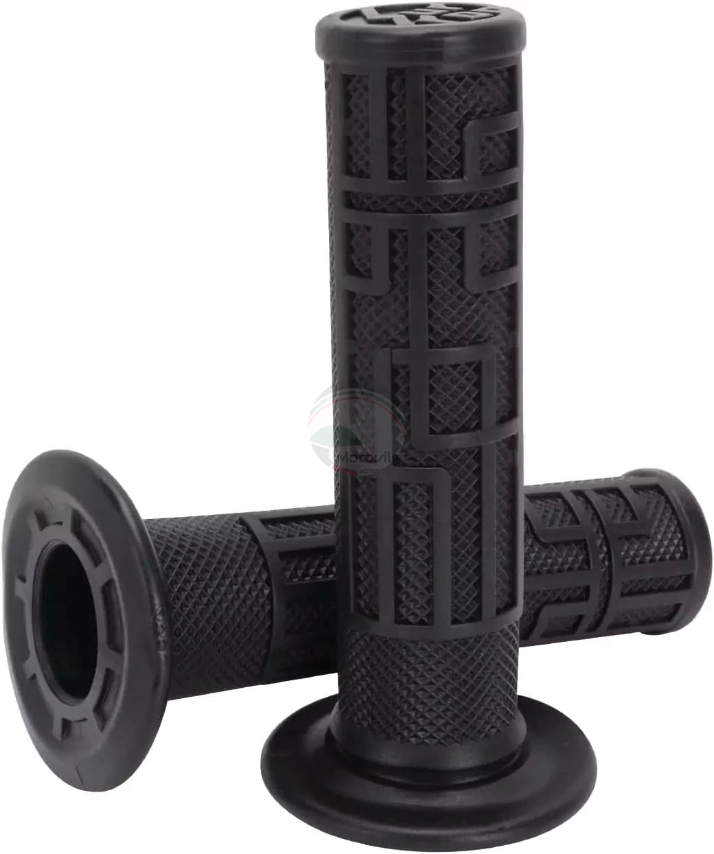JFG RACING Handlebar Grips For ATV. RAPTOR 700, BANSHEE 350 (BLACK) (SET OF-2) - Motovile