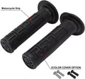 JFG RACING Handlebar Grips For ATV. RAPTOR 700, BANSHEE 350 (BLACK) (SET OF-2) - Motovile