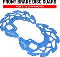 JFG RACING Motorcycle ATV Front Brake Disc Guard Brake Cover For RAPTOR 700 2006-2023, RAPTOR 700R/SE 2009-2023, YFZ450 2004-2009, YFZ450R 2009-2023, YFZ450X 2010-2011 Dirt Bike BLUE - Motovile