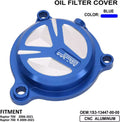 JFG RACING Motorcycle Billet Oil Filter Cover Cap Trim For Raptor 700 2006-2023, Raptor 700 R 2009-2023 - Motovile