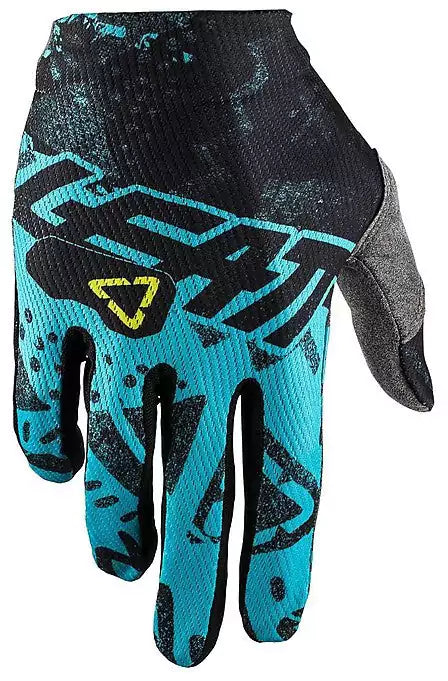 Leatt GPX 1.5 Grip Tech Blue Cross Enduro Motorcycle Gloves - Motovile