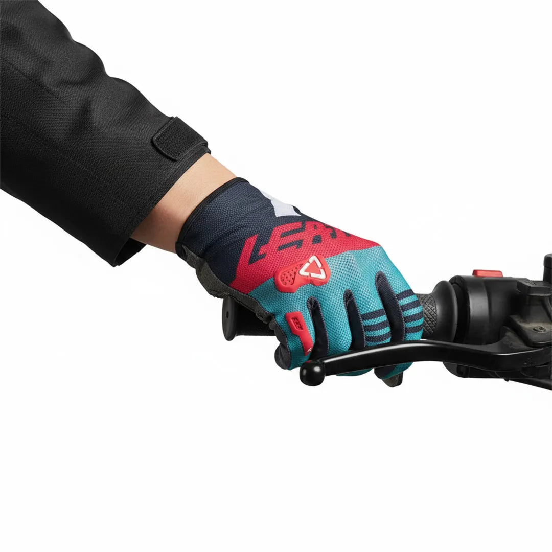 Leatt GPX 2.5 X-Flow Blue Cross Enduro Motorcycle Gloves - Motovile