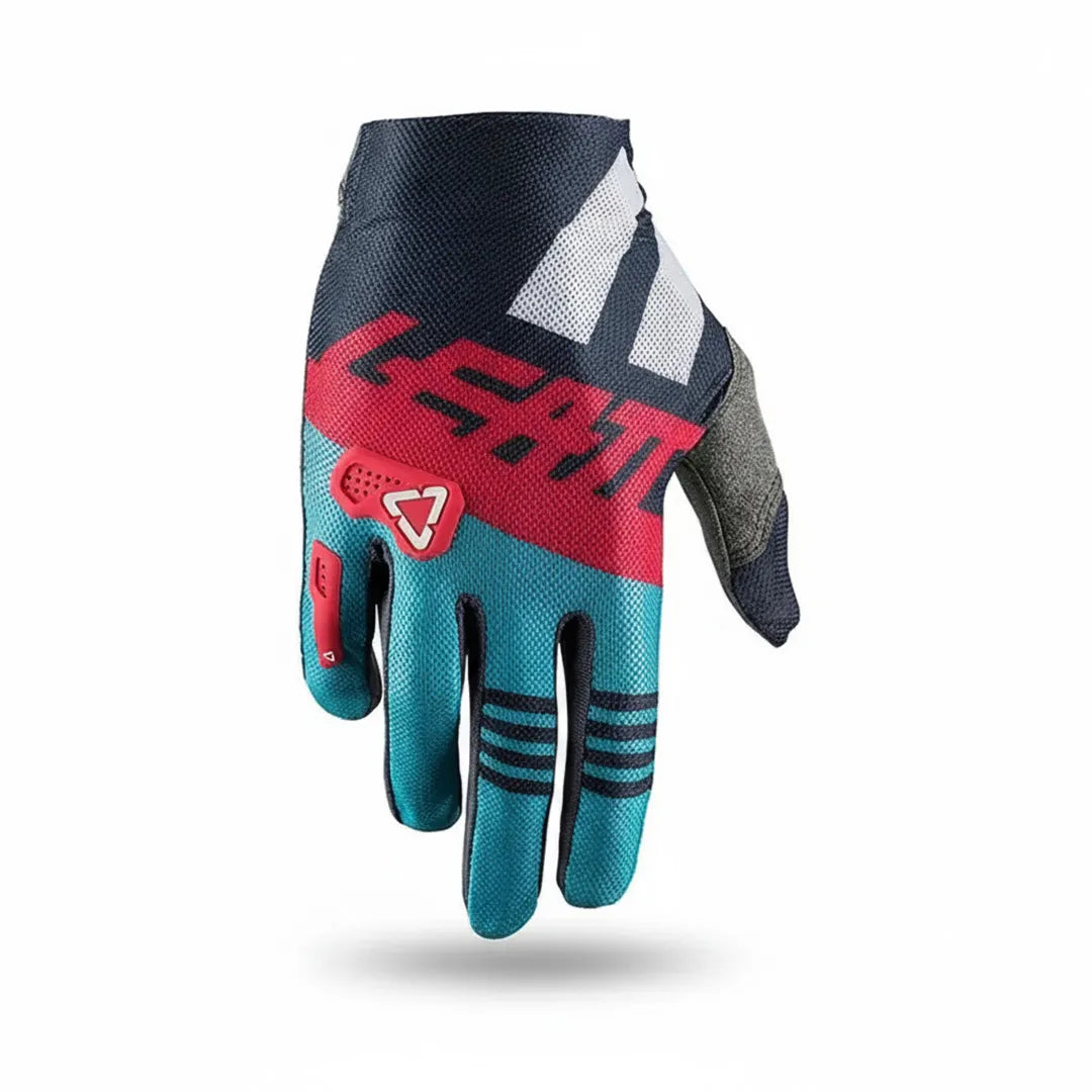 Leatt GPX 2.5 X-Flow Blue Cross Enduro Motorcycle Gloves - Motovile