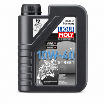 Liqui Moly Motorbike 4T 10W-40 Street Engine Oil 1L | زيت مكينة دباب