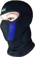 M1 Black Blue Bike Face Mask - Motovile