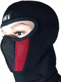 M1 Full Face Cover Balaclava Protection Filter Plain Ski Dust Mask - Red - Motovile