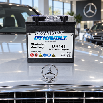 Dynavolt DK141 12V 14Ah AGM Auxiliary Battery for Mercedes & Jeep | بطارية مساعدة مرسيدس وجيب