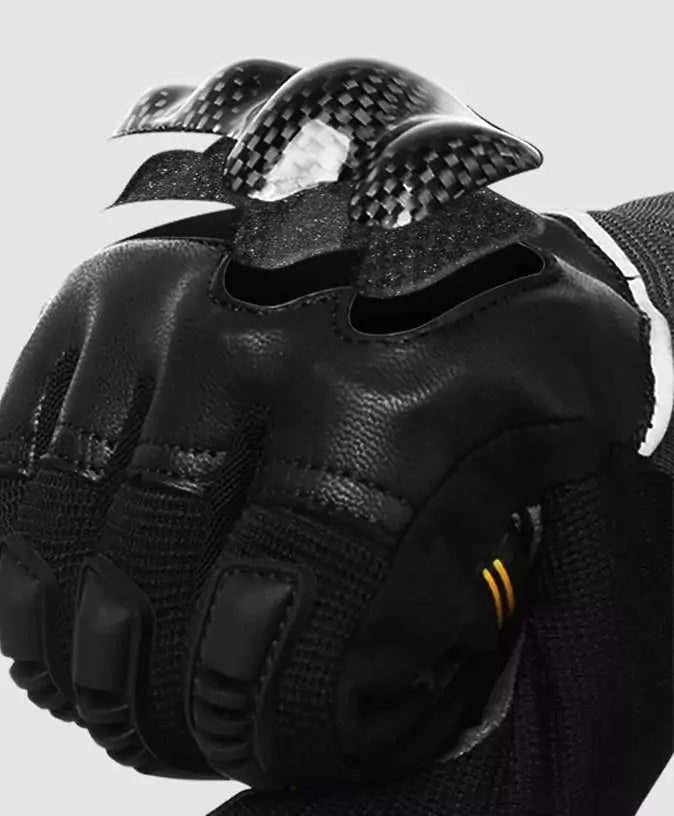 Motowolf Carbon Fiber Bike Gloves Touch Screen Seasons Leather Motor Bike Gloves MDL-0333 - Motovile