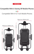 MOTOWOLF Premium Phone Holder Mobile Stand Motorcycle Wireless Charging Handphone USB Wired Charge Motor - Motovile