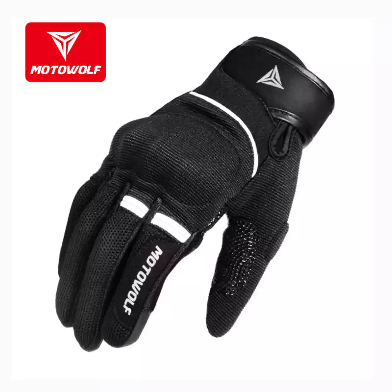 MOTOWOLF Universal Motorcycle Bike Gloves Summer Breathable Racing Anti-drop Gloves MDL0322 - Motovile