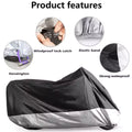 MOTOWOLF Universal Motorcycle/Electric Scooter Oxford Covered moto-cover Oversized Rainproof Waterproof Sunscreen Dust Cover - Motovile