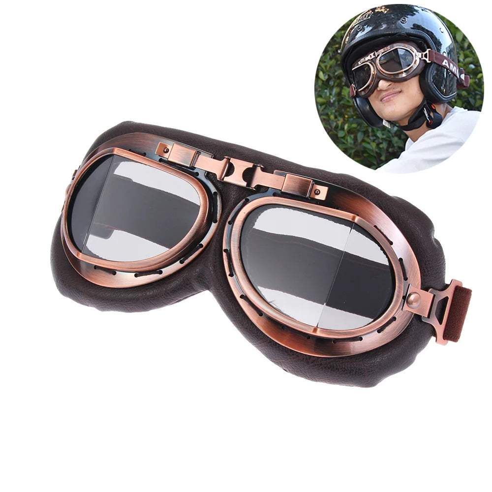 Outdoor Sport Motorbike Clear Glasses Anti Fog Motocross Goggles Motorcycle Goggles For Eye Protect - Motovile