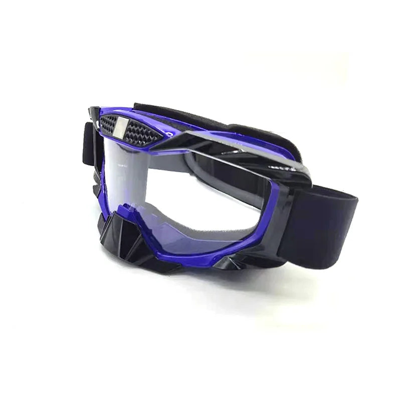 Outdoor Sport Motorbike Clear Glasses Anti Fog Motocross Goggles Motorcycle Goggles For Eye Protect - Motovile