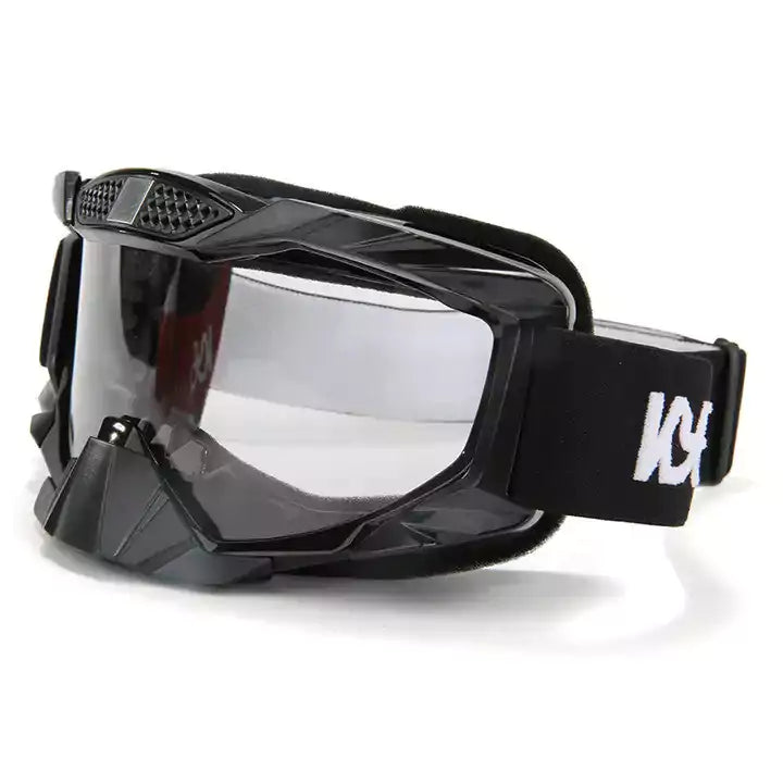 Outdoor Sport Motorbike Clear Glasses Anti Fog Motocross Goggles Motorcycle Goggles For Eye Protect - Motovile