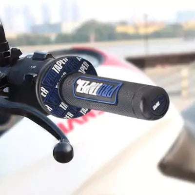 PROTAPER 22mm/24mm Dirt Motorbike Handle Bar Motorcycle Handlebar For Yamaha KTM Motocross Moto Grip Pit Bike Parts (BLUE/BLACK) (SET OF-2) - Motovile