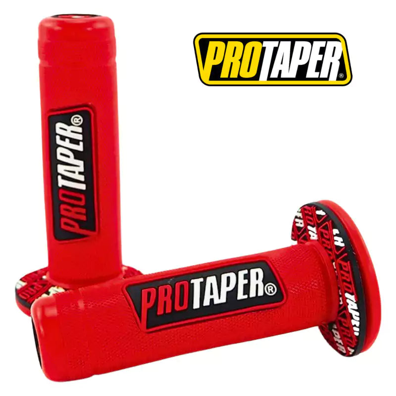 PROTAPER HANDLE GRIP for ATV, BANSHEE 350, RAPTOR 700 (RED) - Motovile