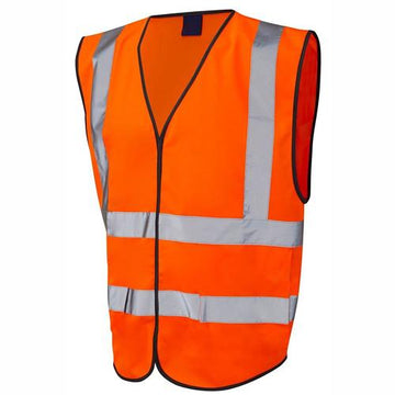 KMOTO High-Visibility Reflective Safety Vest for Delivery Riders – Orange | Kuwait