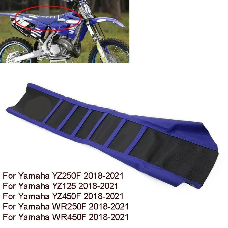 Ribbed Gripper Soft Seat Cover For Yamaha YZ450F YZF450 YZ250F YZF 2003 - 2016 - Motovile