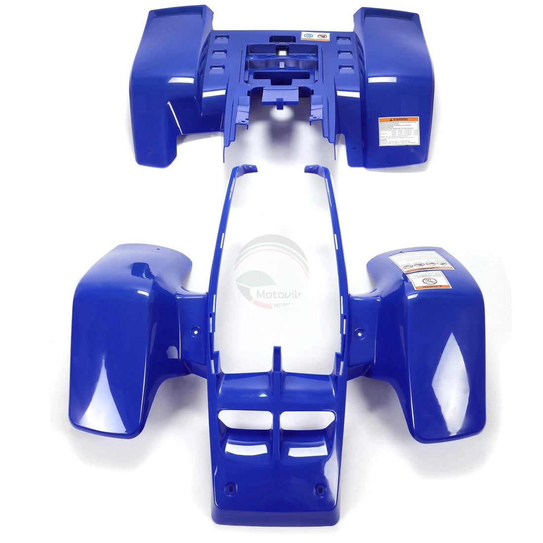 Yamaha banshee cover blue YFZ 350 / YFZ350 Banshee Front & Rear Cover Body Plastic Kit (Blue) | Motovile Kuwait | طقم بلاستيك ورفارف بانشي لـ بانشي 350 لون أزرق