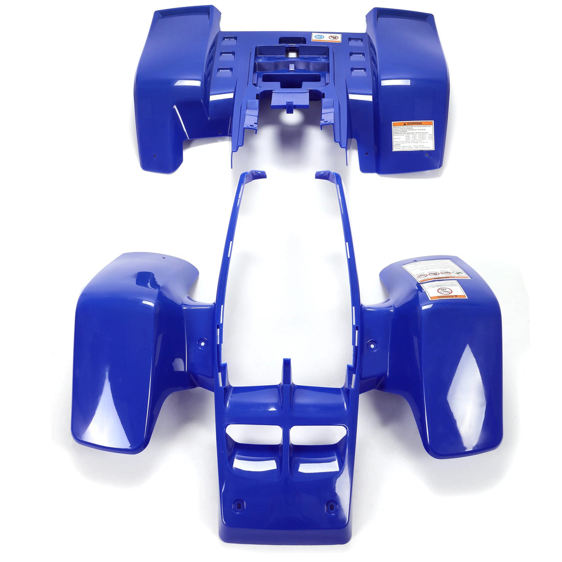 Yamaha YFZ 350 / YFZ350 Banshee Front & Rear Fender Body Plastic Kit (Blue) | Motovile Kuwait
